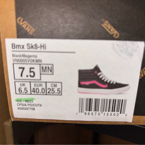 Vans BMX Sk8-Hi sz 7.5 Men’s 9.0 Women’s - Picture 12 of 12